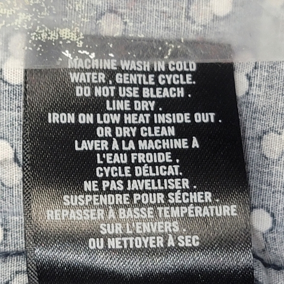 Julian & Mark Men's Size XL Ryan Geo Dot Print Long Sleeve Button Up Navy Shirt - Picture 2 of 13